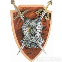 Панно мини - меч Эскалибр, мини - меч Тизона Д`Cида