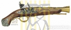 Кремневый пистолет, Англия, 18 век