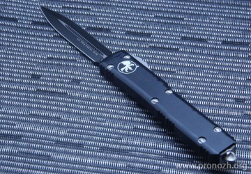 Автоматический складной нож фронтального выброса Microtech Ultratech D/E, Black Standard