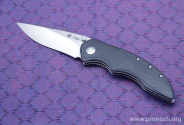 Складной нож Ruger Knives High-Brass, Sain Finish Blade, Black GRN Handle