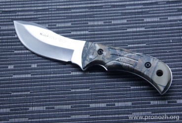 Фиксированный нож Muela  Sioux-10AP, Camo GRN Handle