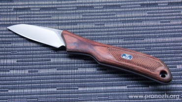 Фиксированный нож Buck Ergohunter Small Game - Avito, Satin Finish Sandvik 12С27 Blade, Rosewood Dymondwood Handle