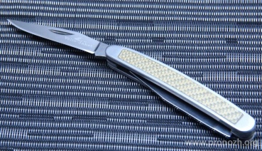Многофункциональный складной нож Camillus Yello-Jaket 2 Blade Muskrat, Steel Handle with Carbon Fiber Accents