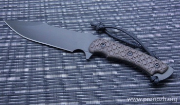 Фиксированный нож Spartan Blades Horkos (DLC Coating Blade, Green Micarta Handle, Multicamo Nylon Sheath)