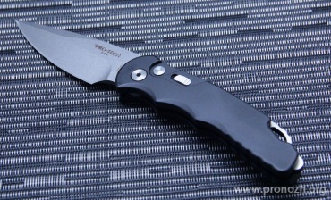 Складной автоматический нож Pro-Tech TR-5 Auto, Stonewash Blade, Black Aluminum Handle