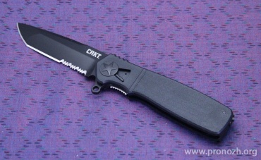 Складной нож CRKT Homefront Tactical Tanto Flipper, EDP Blade, Black GRN Handles - Field Strip Technology