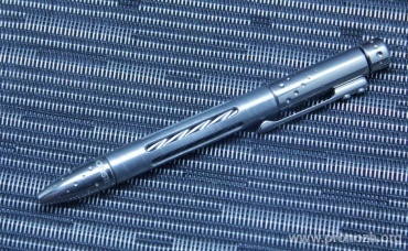 Тактическая ручка Lion Steel Nyala, Damasteel (Dense Twist) / Grey Shine Titanium