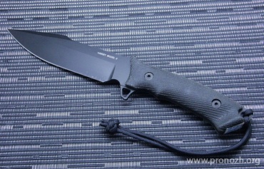 Фиксированный нож Spartan Blades Harsey Model II (DLC Coating Blade, Black Micarta Handle, Coyote Tan Nylon Sheath)