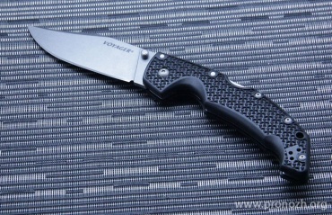 Складной нож Cold Steel  Large Voyager Clip Point,  Aus 10A  Steel, Black Grivory Handle