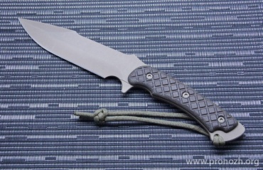 Фиксированный нож Spartan Blades Horkos (Flat Dark Earth Coating Blade, Green Micarta Handle, Multicamo Nylon Sheath)