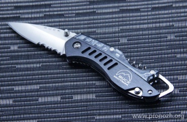 Складной нож Buck Summit, Satin Finish 420HC Steel, Black Aluminium Handle