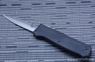 Автоматический складной нож фронтального выброса Benchmade Precipice, Satin Finish Blade, Crucible CPM S30V Steel , Black Anodized Aluminum Handle