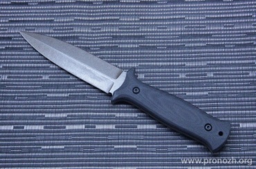 Фиксированный нож LKW KNIVES  Inquizitor, Stonewash Blade, Black Micarta Handle