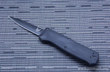 Автоматический складной нож фронтального выброса Benchmade Precipice, Black DLC-Coated Blade, Crucible CPM S30V Steel , Black Anodized Aluminum Handle