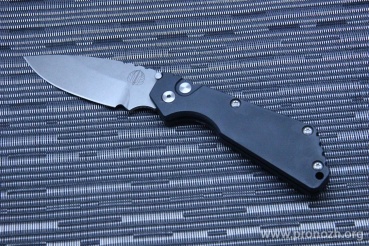 Складной автоматический нож Pro-Tech Pro-Strider SnG Auto, Stonewash Blade, Solid Black Aluminum