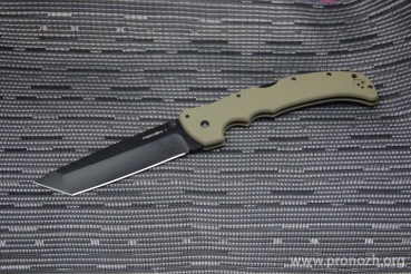   Cold Steel  XL Recon 1, Carpenter CTS XHP Steel, DLC Coating Blade, OD Green G-10 Handles
