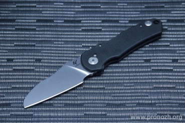 Складной нож Fantoni Nilte Quiete, Mirror Polish Blade,  Black G-10 Handle