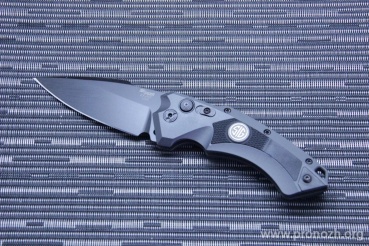 Складной автоматический нож Hogue EX-A05 3.5" Sig Sauer Tactical Auto, Black Cerakote Blade, Grey Aluminum Handle with G10 Inserts Handle