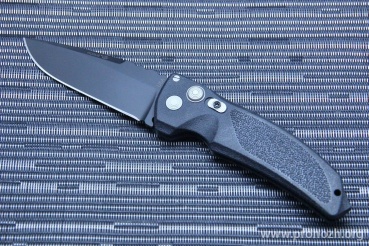 Складной автоматический нож Hogue EX-03 3.5"  Drop Point Auto, Black Blade, Matte Black Handle