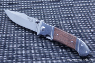 Складной нож SOG Fielder Mini, Satin Finish Blade, 7Cr13 Steel, Wood Grain Handle