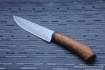   Maruyoshi Hand Crafted, Shirogami Core Forged with Nickel Damascus, Urushi Lacqueared Oak Wood