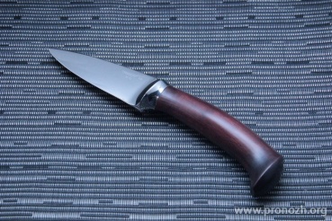 Фиксированный нож Fantoni Triglav, Red Wood Handle, Brown Leather Sheath
