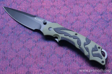 Складной нож CRKT Moxie, Green / Black Handle