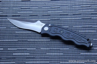 Складной автоматический нож SOG SOG-TAC ST-05, Satin Finish Blade, Aus-8 Steel, Black Hard-anodized Aluminum Handle