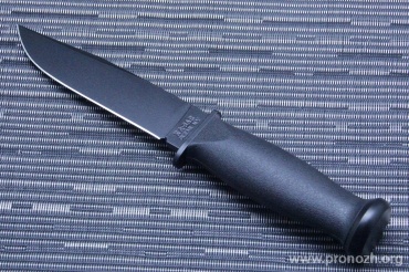   KA-BAR  Mark I, Black Blade, 1095 Carbon Steel, Black Kraton Handle, Kydex Sheath