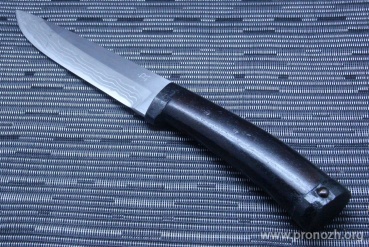 Фиксированный нож Maruyoshi Makiri-Shoto by Saji Takeshi, Shirogami San-Mai, Black Urushi Lacqueared Oak Wood