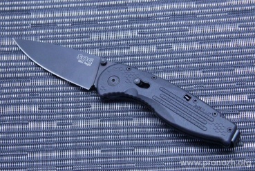 Складной нож SOG Aegis Mini, Black TiNi  Blade,  Aus-8 Steel, Black GRN Handle