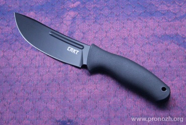 Фиксированный нож CRKT Humdinger, Drop Point, Blackwashed  Blade, Black G-10 Handle