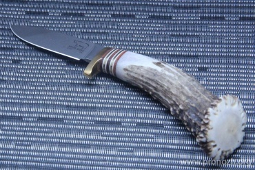   White River Traditional Drop Point, Antler Handle