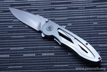 Полуавтоматический складной нож  Buck  Rush, Satin Finish Blade, 154CM Steel, Gun Metal Grey Aluminium Handle