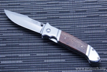 Складной нож SOG Fielder, Satin Finish Blade, 7Cr13 Steel, Wood Grain Handle